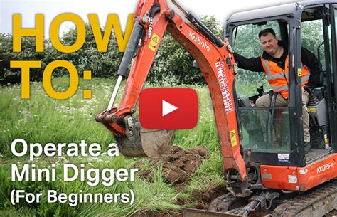 mini excavator operating|operating mini digger beginner.